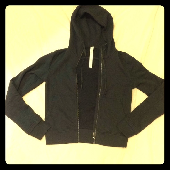 lululemon athletica Tops - Lululemon press pause hoodie navy size 4